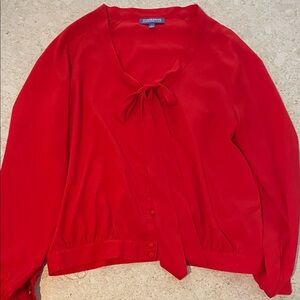 Vince Camuto Bold Red Blouse
